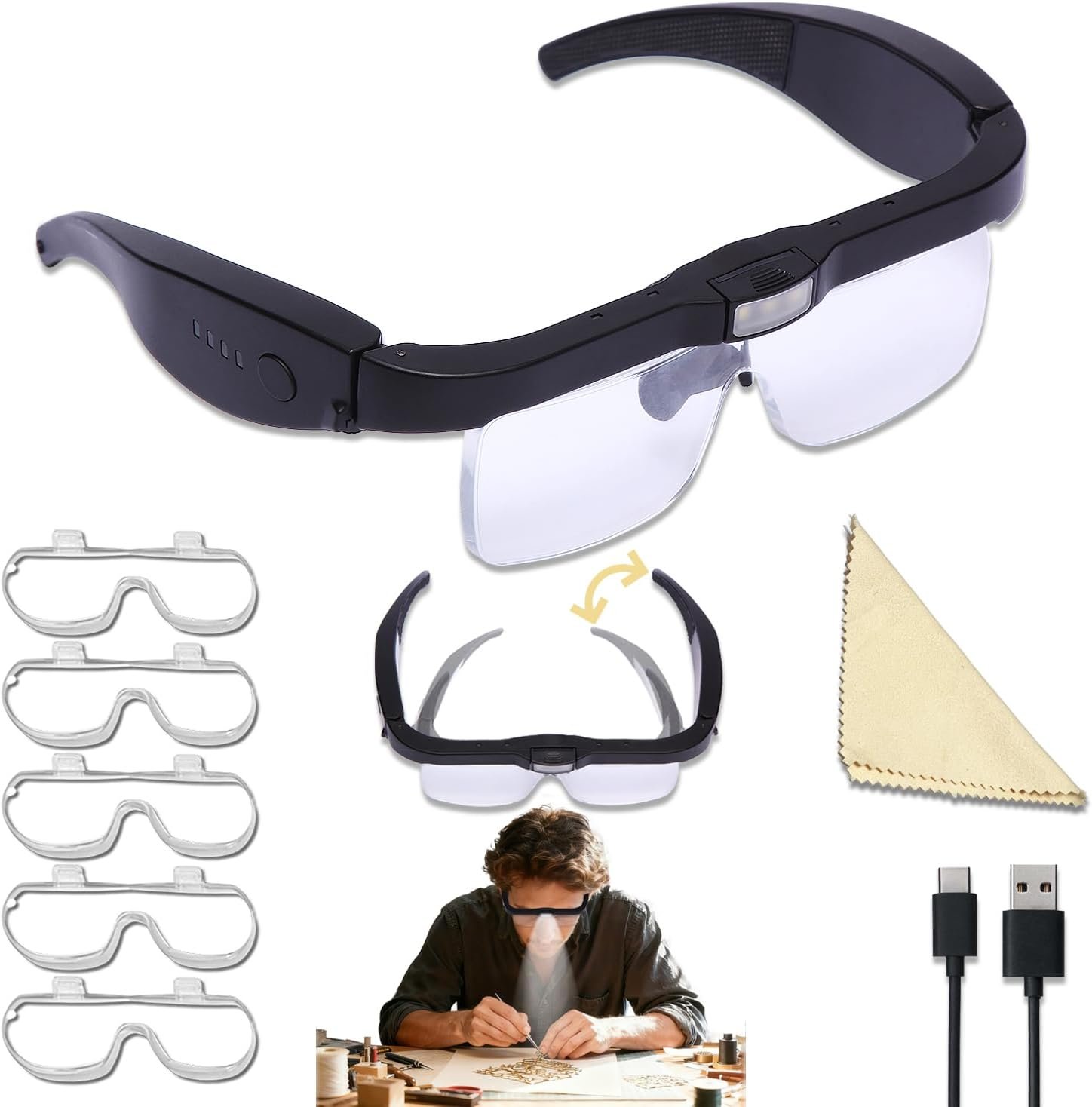 magnifying glasses