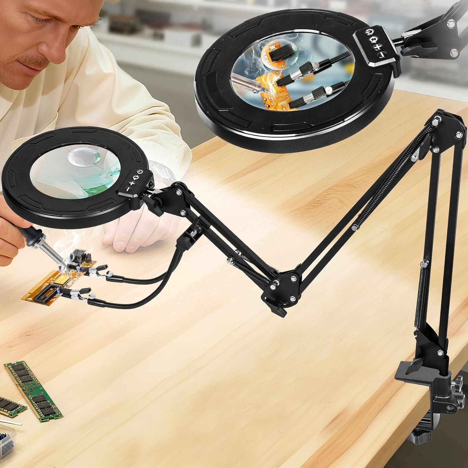 desktop magnifying lamps