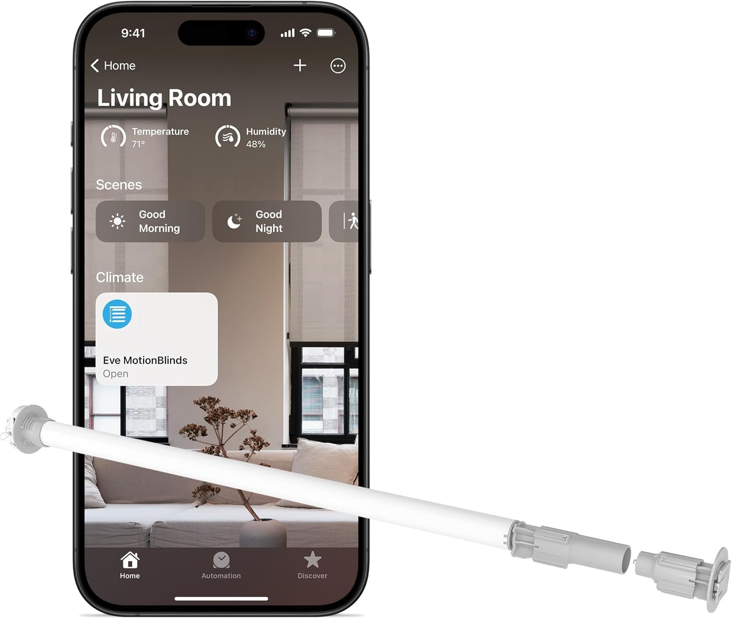 app-controlled blinds