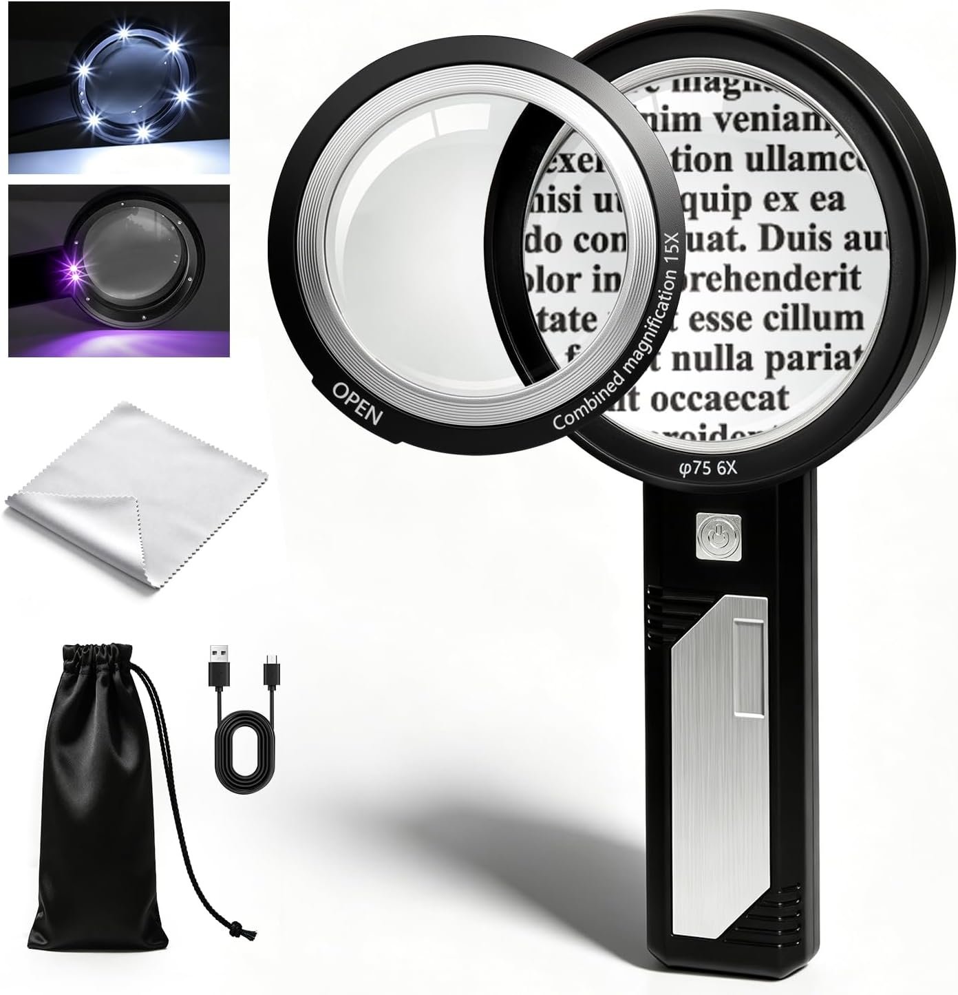 magnifying glasses