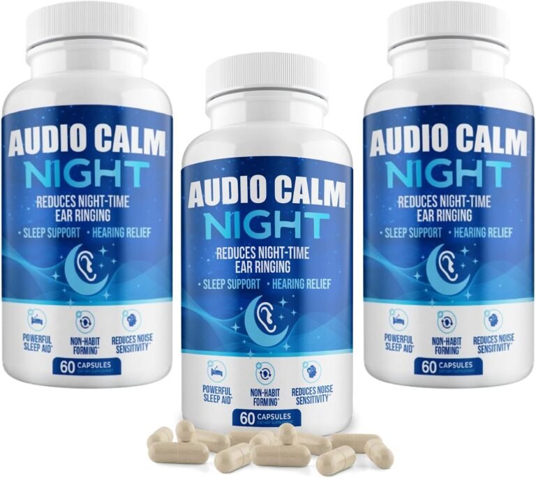 Night (180 Caps) | Natural Tinnitus Relief Supplement for Sl...