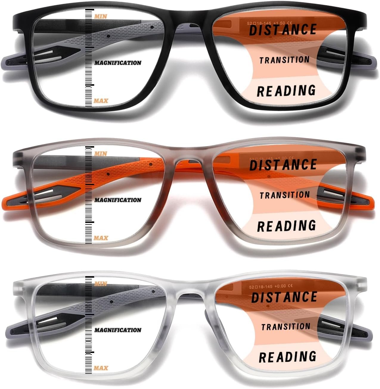 progressive reading glasses men