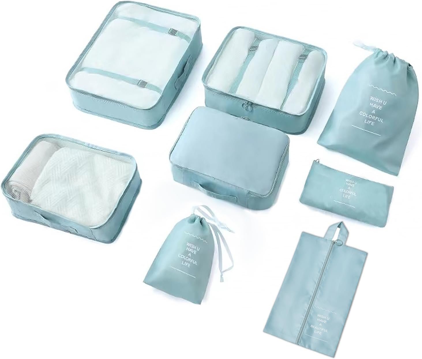 Packing cubes for travel