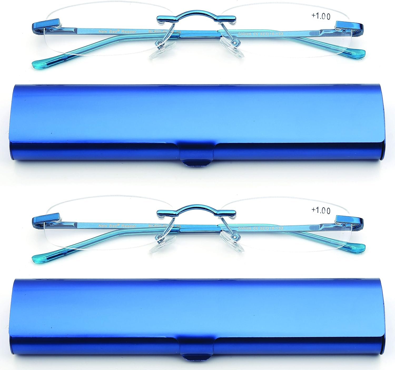senior reading glasses with case