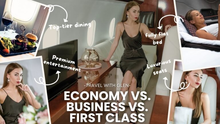 Airplane travel: Business Class Benefits