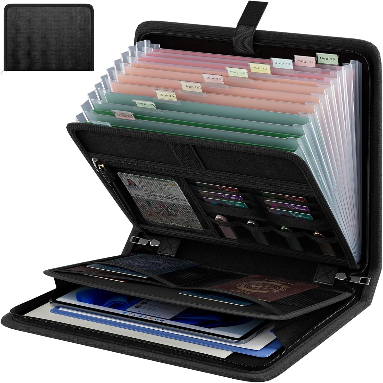 Travel document organizer