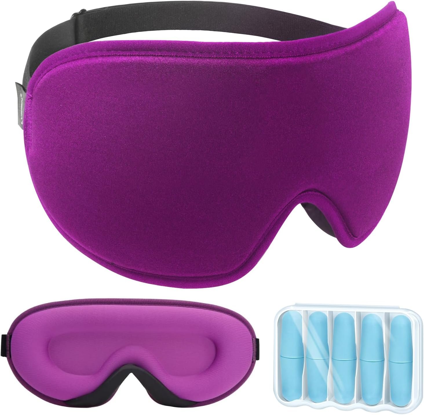 Eye mask for sleeping on planes