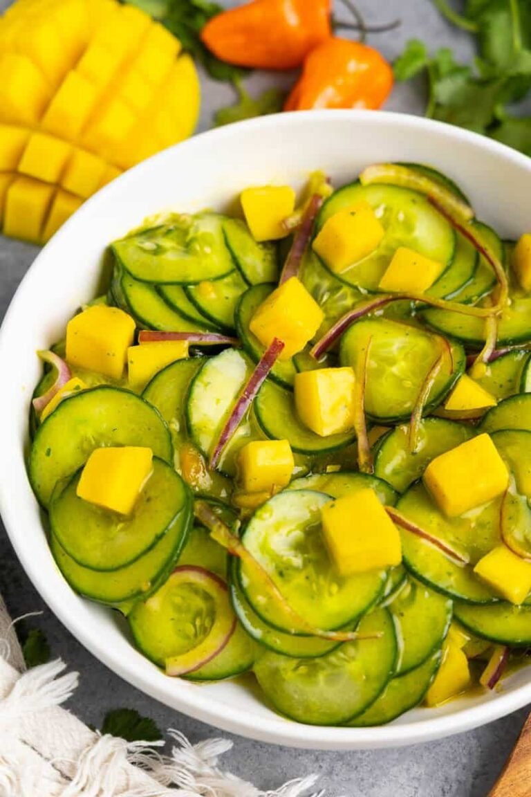 Mango Habanero Cucumber Salad