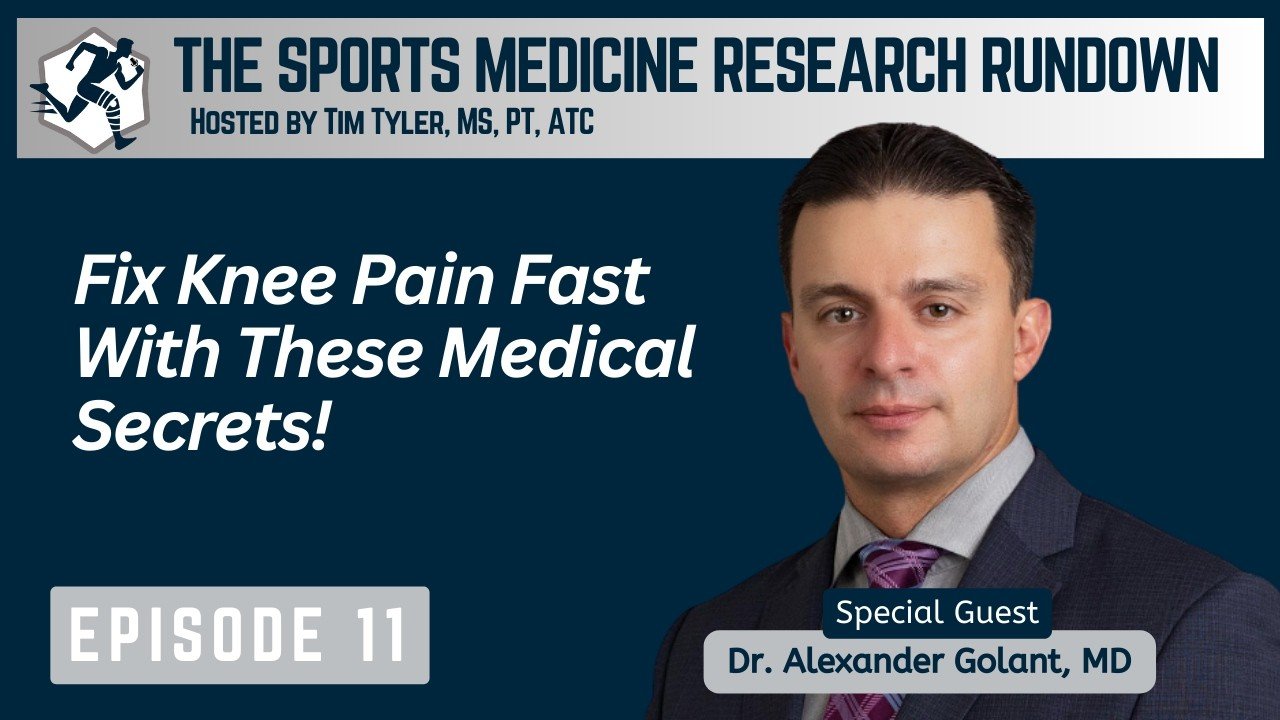 Athlete knee pain solutions