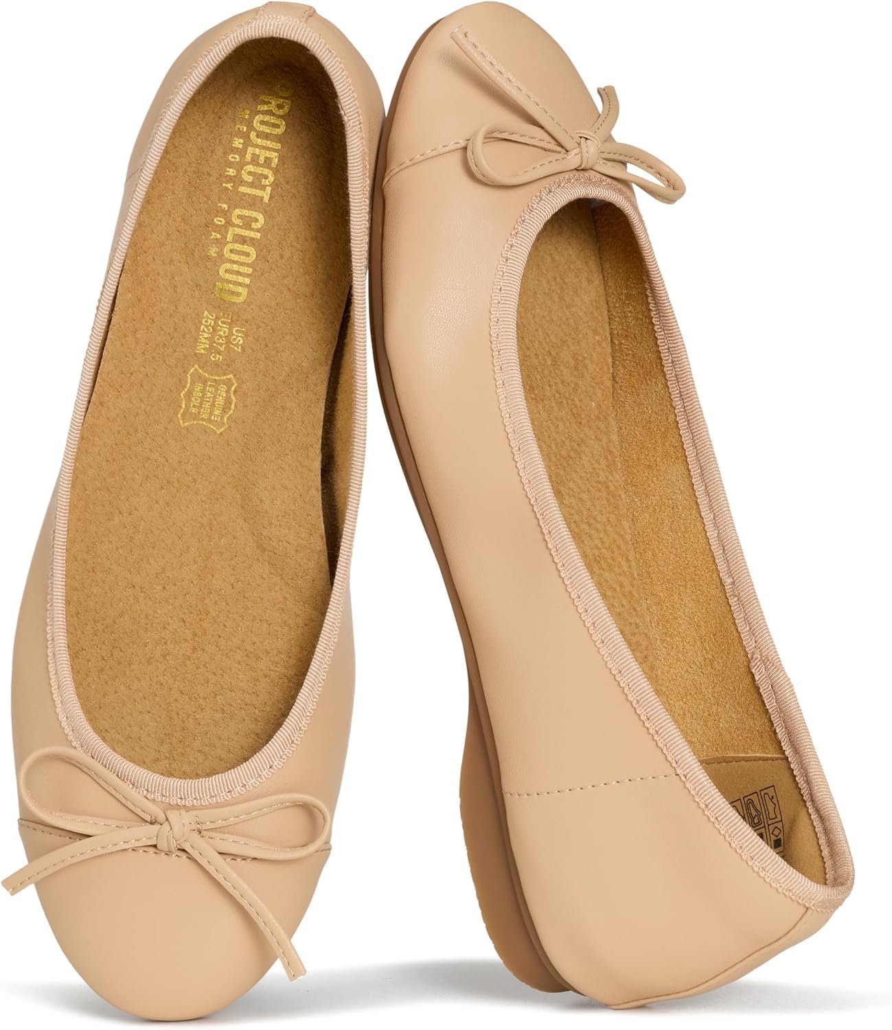 Foldable ballet flats