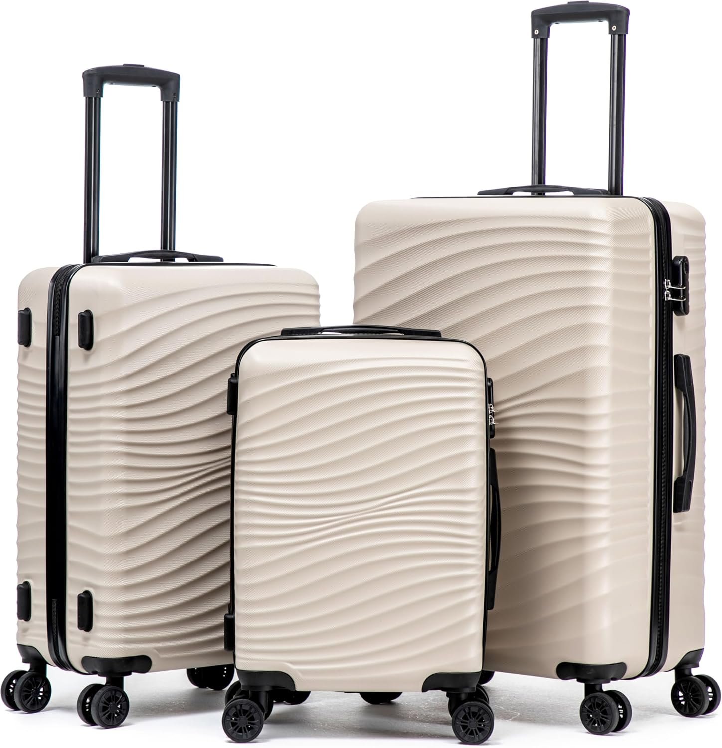 Checked luggage with TSA locks