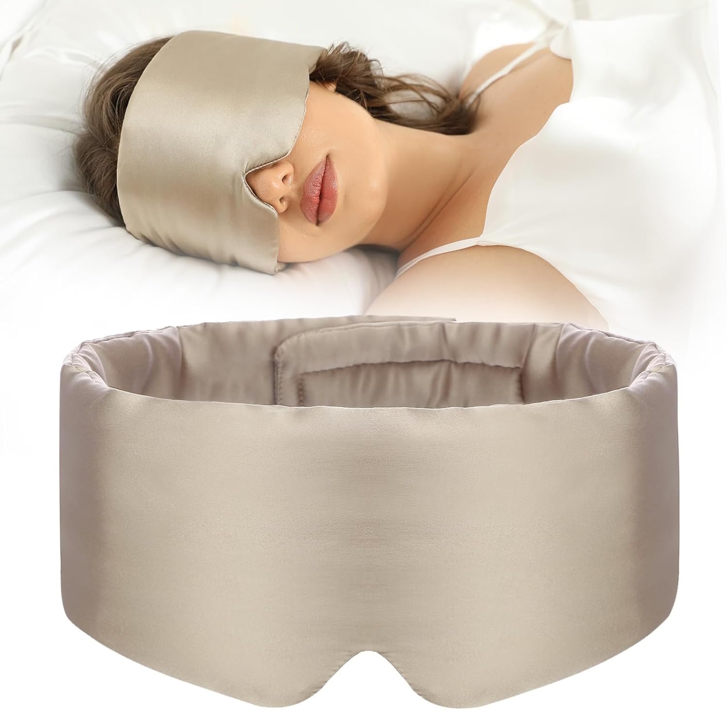 Eye mask for sleeping on planes