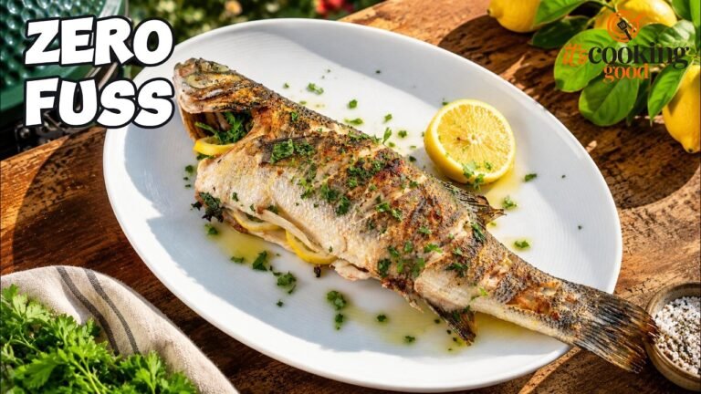 Mediterranean food: Grilled Fish