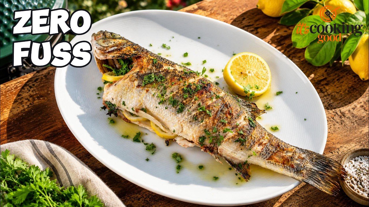 Mediterranean food: Grilled Fish
