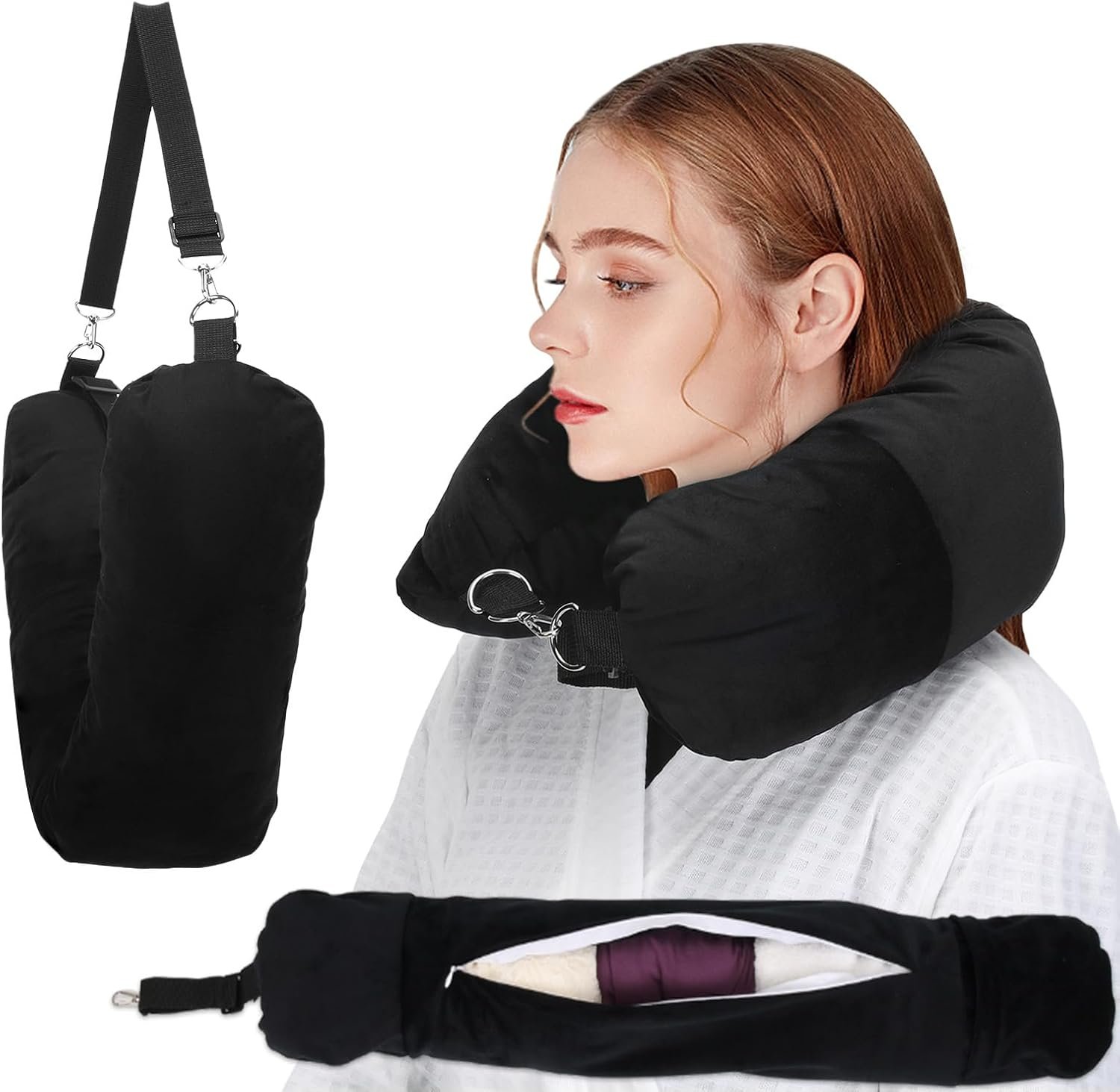 Travel pillow for flights