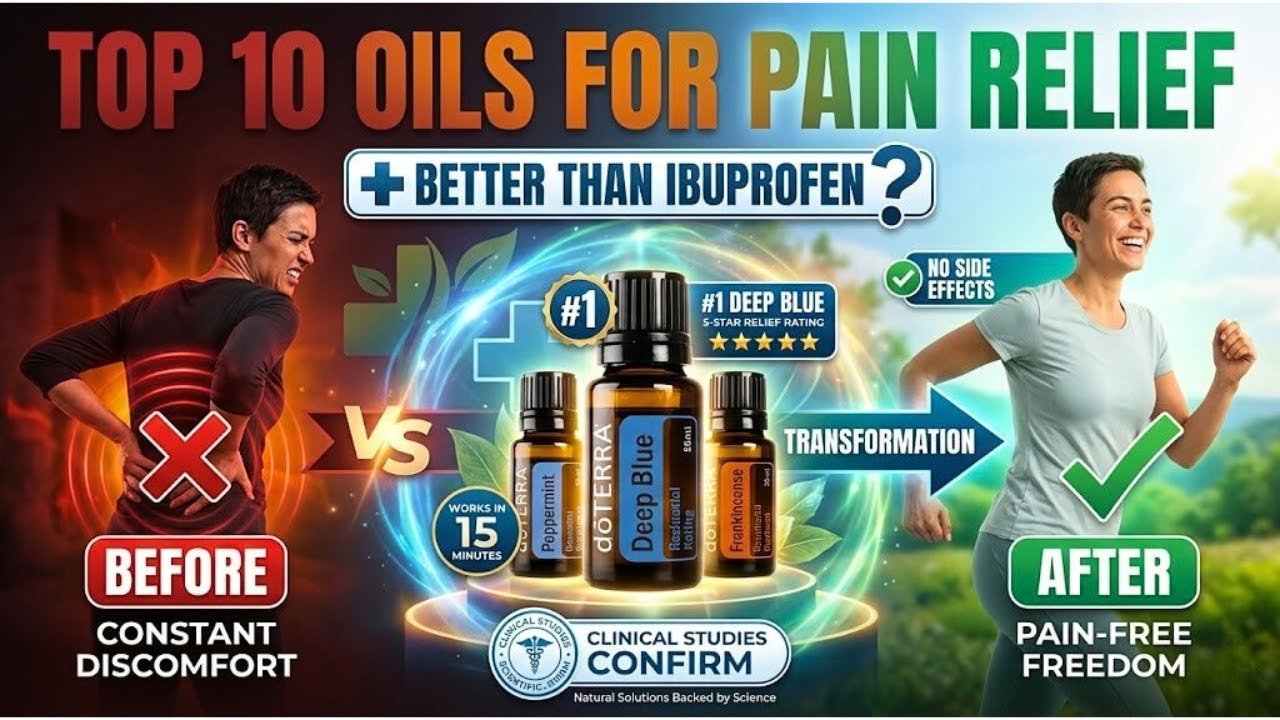 Knee pain relief oils