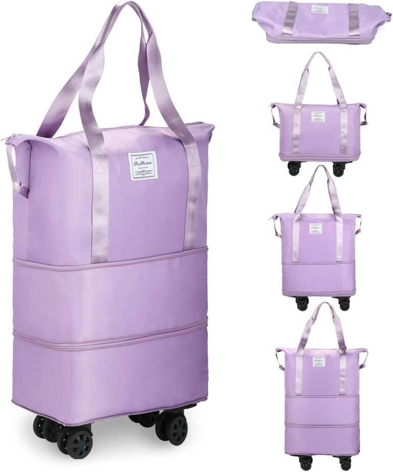 Rolling duffel bag