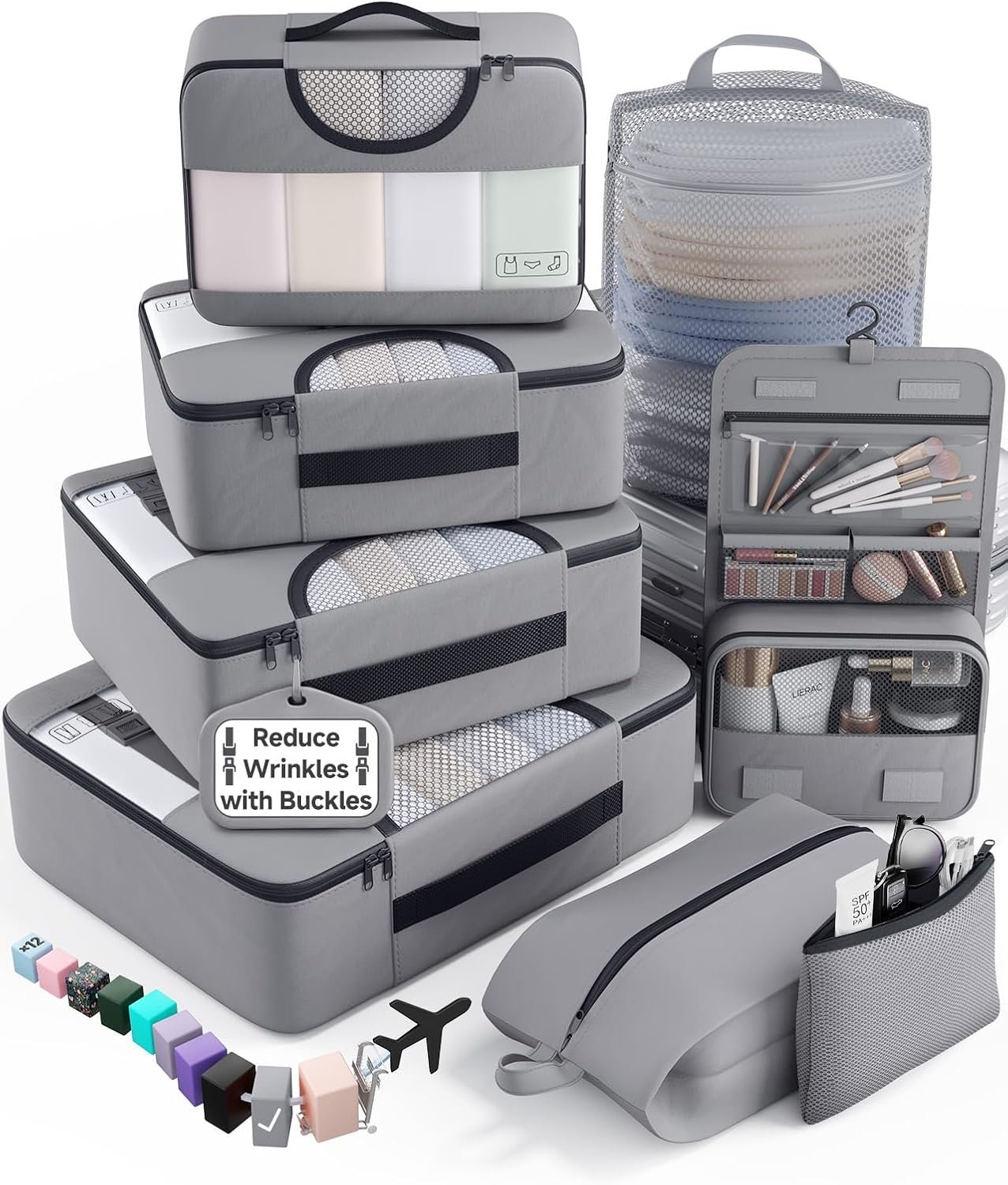 Packing cubes for travel