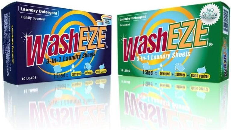 Travel laundry detergent packets