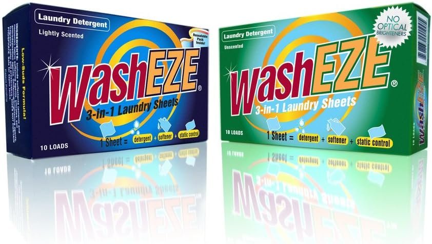 Travel laundry detergent packets